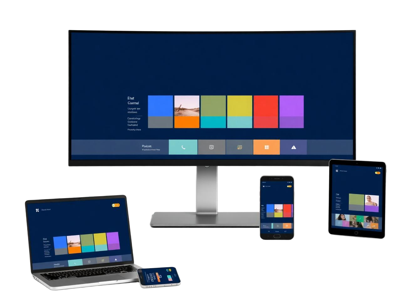 TVSAT tv-gids op monitor, laptop, tablet en telefoon